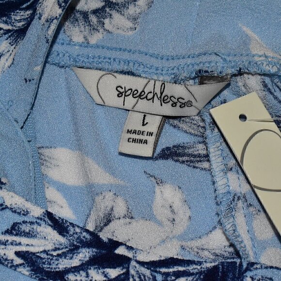 Speechless Sleeveless Cut Out Scoop Neck Floral Skater Summer Mini Dress… - Picture 6 of 15